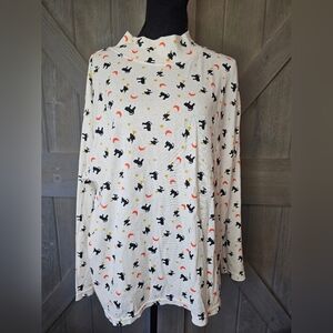 Vintage Basic Editions Halloween Turtleneck sz 1X
